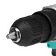 48V 3/8'' Chuck Powered Electric Drill LED Light Cordless Screwdriver W/ 1/2x Battery