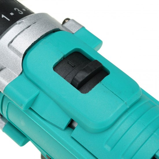 48V 3/8'' Chuck Powered Electric Drill LED Light Cordless Screwdriver W/ 1/2x Battery