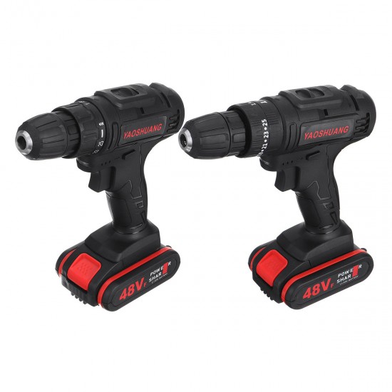 48V 3/8'' Cordless Rechargeable Electric Impact Hammer Screwdriver Drill with 1 Battery 48V 3/8'' Cordless Rechargeable Electric Impact Hammer Screwdriver Drill with 1 Battery