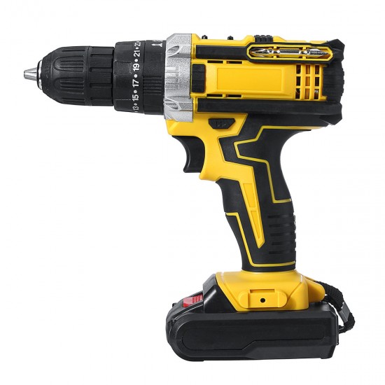 48V Cordless Electric Drill Impact Drill Powerful Driver Drill 25-28Nm With 1 Or 2 Li-ion Battery