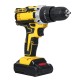 48V Cordless Electric Drill Impact Drill Powerful Driver Drill 25-28Nm With 1 Or 2 Li-ion Battery
