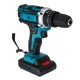 48V Cordless Impact Electric Screwdriver Drill 25+3 Gear Forward/Reverse Switch Power Screw Driver W/ 1 Or 2 Li-ion Battery