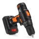 48V Electric Drill Cordless Rechargeable Screwdriver Drill Screw Set Repair Tools Kit