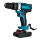 48V Electric Drill Driver Power Drills W/ 1 Or 2 Battery LED Light 18 + 2 Speed Forward/Reverse switch