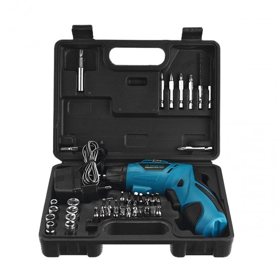 4.8V Electric Drill Screw Driver Rechargeable Cordless Screwdriver Tool Drill Bit Set