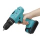 48V Impact Electric Drill 6000mAh Drill Screwdriver W/ LED Working Light W/ 1/2pc Battery