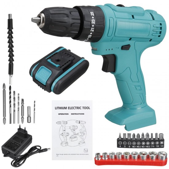 48V Impact Electric Drill 6000mAh Drill Screwdriver W/ LED Working Light W/ 1/2pc Battery 48V Impact Electric Drill 6000mAh Drill Screwdriver W/ LED Working Light W/ 1/2pc Battery