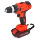 48VF 2000mAh Cordless Rechargeable Brushless Electric Drill W/ 1or 2 Battery