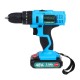 48VF 3000mAh Electric Impact Drill Rechargeable Power Screwdriver 25+1 Torque W/ 1 or 2 Li-ion Battery 48VF 3000mAh Electric Impact Drill Rechargeable Power Screwdriver 25+1 Torque W/ 1 or 2 Li-ion Battery