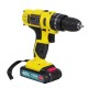 48VF 3000mAh Electric Screwdriver Rechargeable Power Impact Drill 25+1 Torque W/ 1 or 2 Li-ion Battery