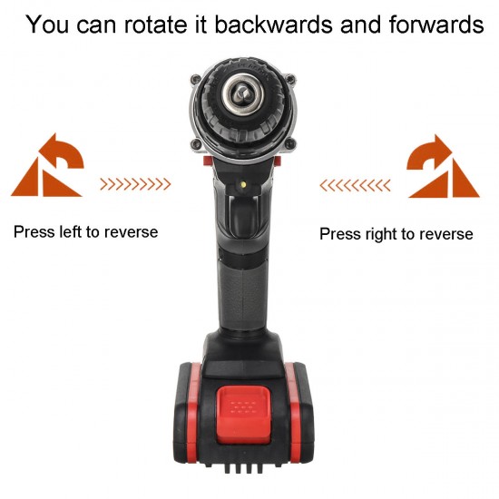 48VF 3000mAh Li-Ion Cordless Power Drill Electric Drill Driver Screwdriver Repair Tool