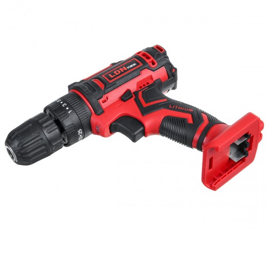 48VF Cordless Electric Impact Drill Rechargeable Drill Screwdriver W/ 1 or 2 Li-ion Battery