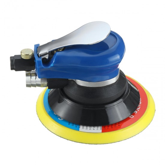 5 Inch Air Random Orbit Orbital Sander Palm DA Polisher Pad + 10pcs Disc Sandpaper