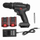 68VF Cordless Lithium-Ion Drill/Driver Rechargable Electric Drill Adjustable 3200r/min 2 Speed Hand Drill With 1 Or 2 Battery 68VF Cordless Lithium-Ion Drill/Driver Rechargable Electric Drill Adjustable 3200r/min 2 Speed Hand Drill With 1 Or 2 Battery