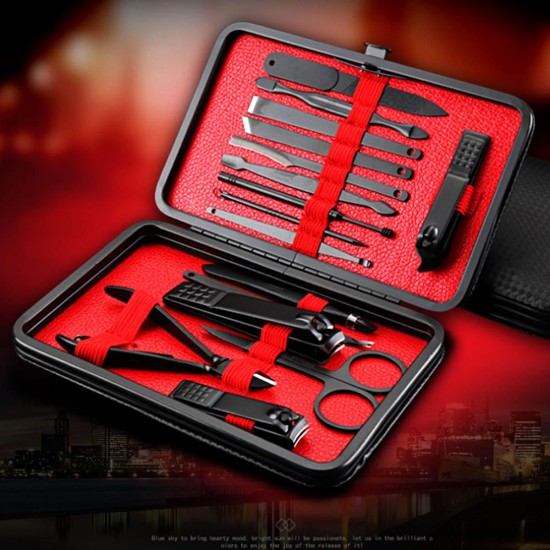 7/10/12/16/18pcs Finger Nail Clipper Portable Pedicure Manicure Set Nail Kits 7/10/12/16/18pcs Finger Nail Clipper Portable Pedicure Manicure Set Nail Kits