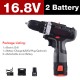 7500mAh 2 Speed Electric Drill 25+3 Torque Power Driver Drills Multi-function Rechargeable Hand Drill With 1 Or 2 Li-ion Battery 7500mAh 2 Speed Electric Drill 25+3 Torque Power Driver Drills Multi-function Rechargeable Hand Drill With 1 Or 2 Li-ion Battery