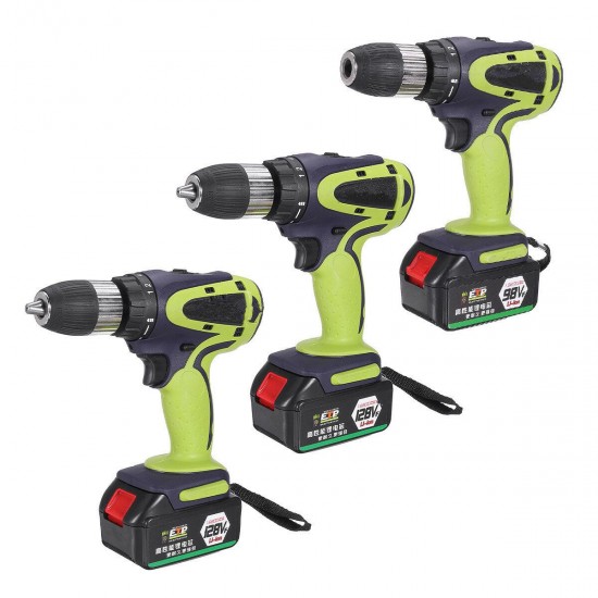 98/128/168 VF 13MM Cordless Driver Electric Drill 28V Kit Lithium Battery 98/128/168 VF 13MM Cordless Driver Electric Drill 28V Kit Lithium Battery