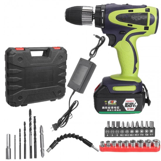 98/128/168 VF 13MM Cordless Driver Electric Drill 28V Kit Lithium Battery