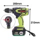 98/128/168 VF 13MM Electric Impact Cordless Drill Lithium Battery Wireless Hand Drills Tool Sets