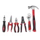 98Pcs Electric Cordless Drill Wrench Hammer Screwdriver Multifunctional Home Repair Tool Set