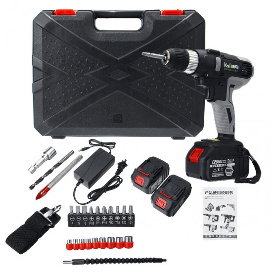 98V 12000mAh Industrial Grade Lithium Electric Drill Brushless Motor Power Drills 54Nm Electric Drlling Tools 98V 12000mAh Industrial Grade Lithium Electric Drill Brushless Motor Power Drills 54Nm Electric Drlling Tools