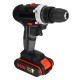 98VF Electric Cordless Impact Drill Screwdriver 25+1 Torque LED with 2 Battery 98VF Electric Cordless Impact Drill Screwdriver 25+1 Torque LED with 2 Battery