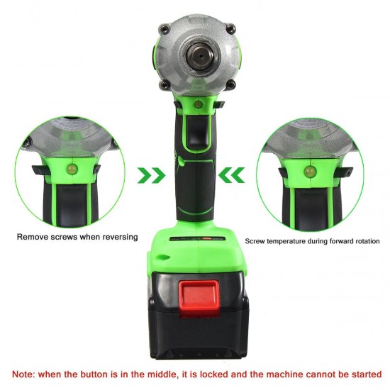 98VF/128VF/198VF Cordless Impact Drill Driver Li-Ion Battery Electric Screwdriver