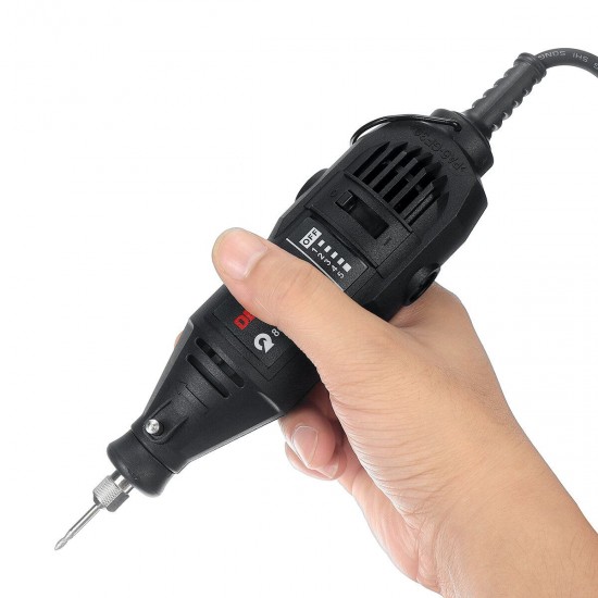 AC 220V/110V 180W Electric Rotary Tool Power Drills Grinder Engraver Polisher DIY Tool Micro Electric Drill Set With Accessories