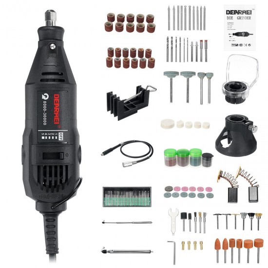 AC 220V/110V 180W Electric Rotary Tool Power Drills Grinder Engraver Polisher DIY Tool Micro Electric Drill Set With Accessories AC 220V/110V 180W Electric Rotary Tool Power Drills Grinder Engraver Polisher DIY Tool Micro Electric Drill Set With Accessories
