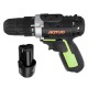 12V Li-Ion Cordless Power Drills Driver Rechargeable Screwdriver 2 Speed LED light