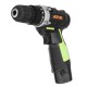 12V Li-Ion Cordless Power Drills Driver Rechargeable Screwdriver 2 Speed LED light