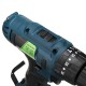 Adjustable 21V Rechargeable Cordless Power Impact Drill Electric Screwdriver with 2 Li-ion Battery