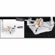 Aluminum Drill Stand Holding Holder Bracket Single-Head Rack Drill Holder Grinder Accessories For Woodworking Rotary Tool Aluminum Drill Stand Holding Holder Bracket Single-Head Rack Drill Holder Grinder Accessories For Woodworking Rotary Tool