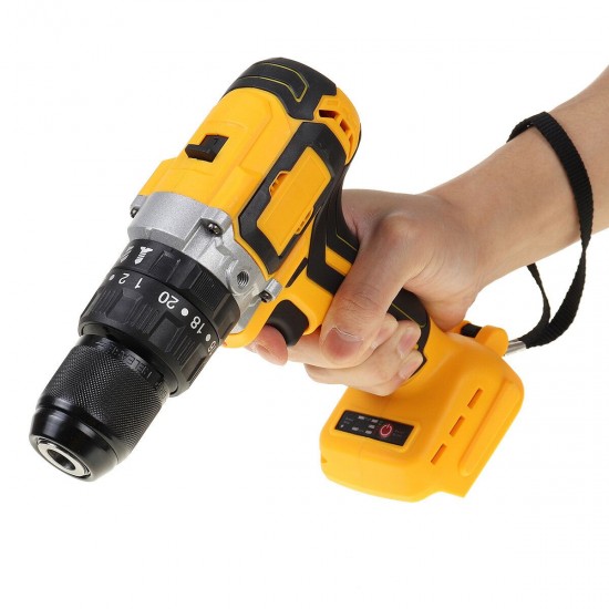 Brushless Li-ion Battery Drill Industry Household 2 Speed Rechargable Impact Screw Driver Drill Adapted To 18V Makita Battery