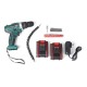 Cordless Brushless Hammer Impact Drill Driver High/Low Speed 2 Battery Set