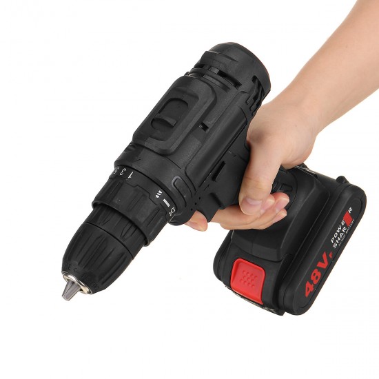 Cordless Impact Wrench Drill Socket 25 Speeds LED Electric Screwdrive w/ 1/2 Batteries Cordless Impact Wrench Drill Socket 25 Speeds LED Electric Screwdrive w/ 1/2 Batteries