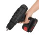 Cordless Impact Wrench Drill Socket 25 Speeds LED Electric Screwdrive w/ 1/2 Batteries Cordless Impact Wrench Drill Socket 25 Speeds LED Electric Screwdrive w/ 1/2 Batteries