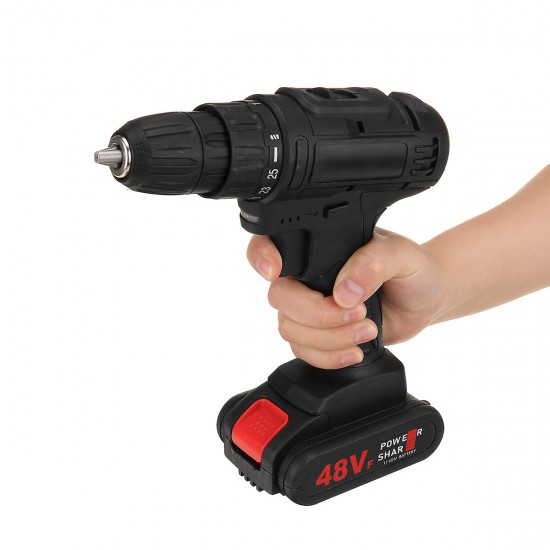 Cordless Impact Wrench Drill Socket 25 Speeds LED Electric Screwdrive w/ 1/2 Batteries Cordless Impact Wrench Drill Socket 25 Speeds LED Electric Screwdrive w/ 1/2 Batteries