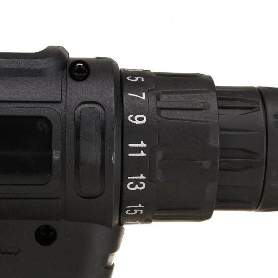 Cordless Impact Wrench Drill Socket 25 Speeds LED Electric Screwdrive w/ 1/2 Batteries Cordless Impact Wrench Drill Socket 25 Speeds LED Electric Screwdrive w/ 1/2 Batteries