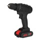 Cordless Impact Wrench Drill Socket 25 Speeds LED Electric Screwdrive w/ 1/2 Batteries Cordless Impact Wrench Drill Socket 25 Speeds LED Electric Screwdrive w/ 1/2 Batteries
