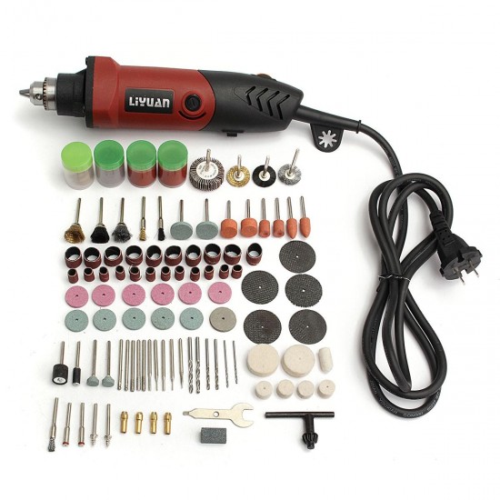 400W 220V Electric Drill Grinder Variable Speed Rotary Tool With 161pcs Accessories