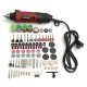 400W 220V Electric Drill Grinder Variable Speed Rotary Tool With 161pcs Accessories