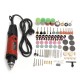 400W 220V Electric Drill Grinder Variable Speed Rotary Tool With 161pcs Accessories