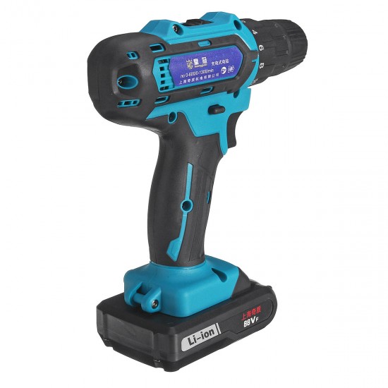 88VF Cordless Electric Drill Set Rechargeable Power Screwdriver 18+1 Torque W/ 2 Li-ion Battery 88VF Cordless Electric Drill Set Rechargeable Power Screwdriver 18+1 Torque W/ 2 Li-ion Battery
