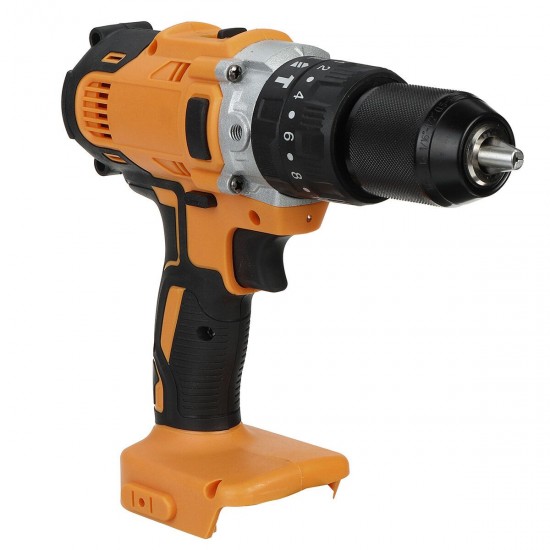Dual Speed Brushed Impact Drill 13mm Chuck Rechargeable Electric Screwdriver for Makita 18V Battery
