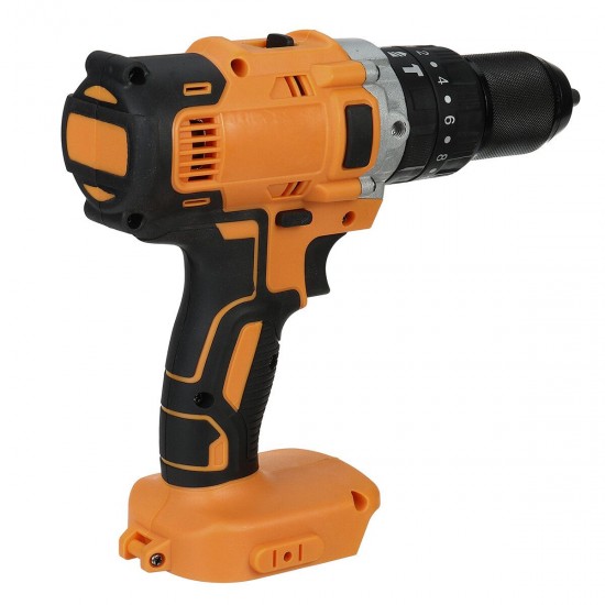 Dual Speed Brushed Impact Drill 13mm Chuck Rechargeable Electric Screwdriver for Makita 18V Battery