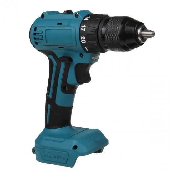 Dual Speed Brushless Electric Drill 10/13mm Chuck Rechargeable Electric Screwdriver for Makita 18V Battery