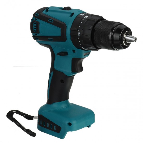 Dual Speed Brushless Impact Drill 10/13mm Chuck Rechargeable Electric Screwdriver for Makita 18V Battery