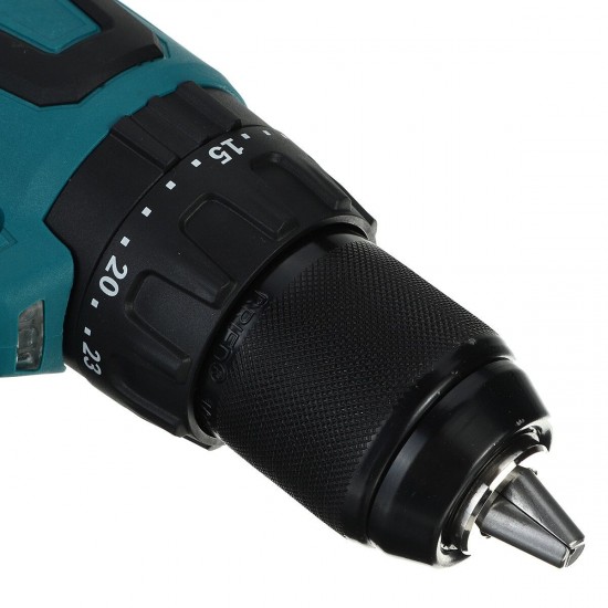 Dual Speed Brushless Impact Drill 10/13mm Chuck Rechargeable Electric Screwdriver for Makita 18V Battery