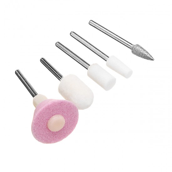 Electric Machine Manicure Pedicure File Polish Nail Art Tools Kit with 5 Grinding Heads Electric Machine Manicure Pedicure File Polish Nail Art Tools Kit with 5 Grinding Heads